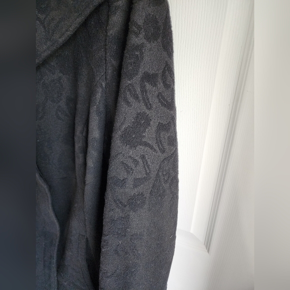 Cleo black wool blend classic coat ladies size large - Picture 4 of 10